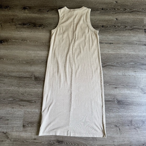 RIBBED MIDI DRESS - Picture 2 of 3